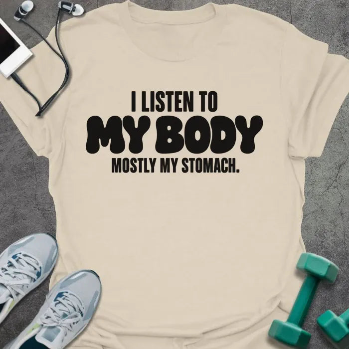 T-Shirt Natural / S Mostly Stomach T-Shirt