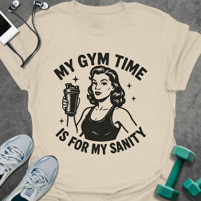 T-Shirt Natural / S My Gym Time T-Shirt