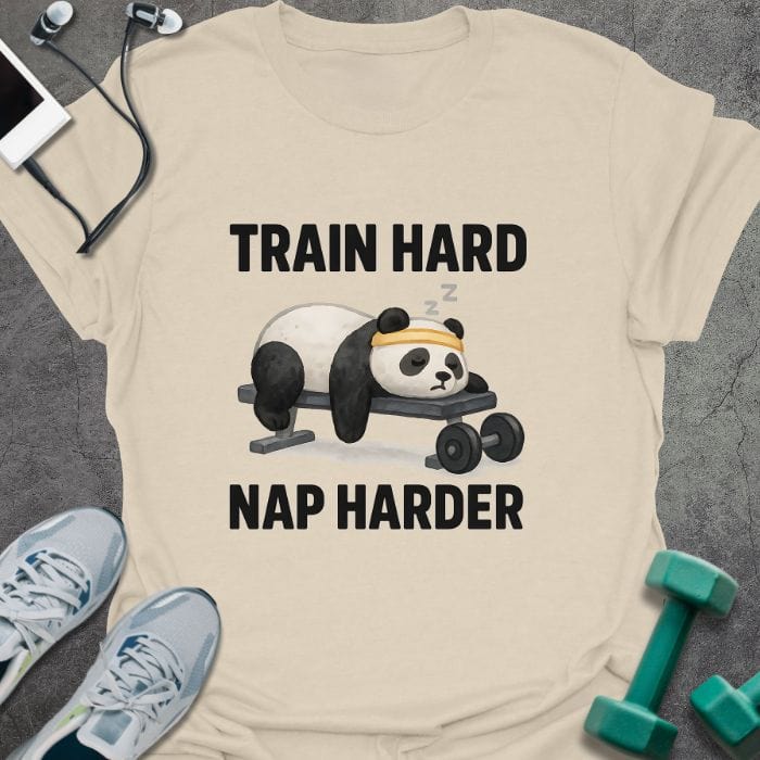 T-Shirt Natural / S Nap Harder T-Shirt