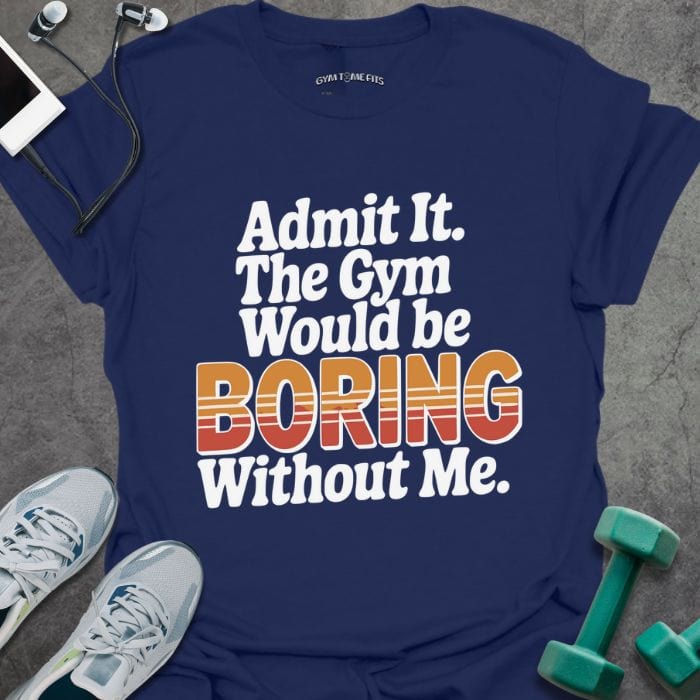 T-Shirt Navy / S Admit It Retro T-Shirt