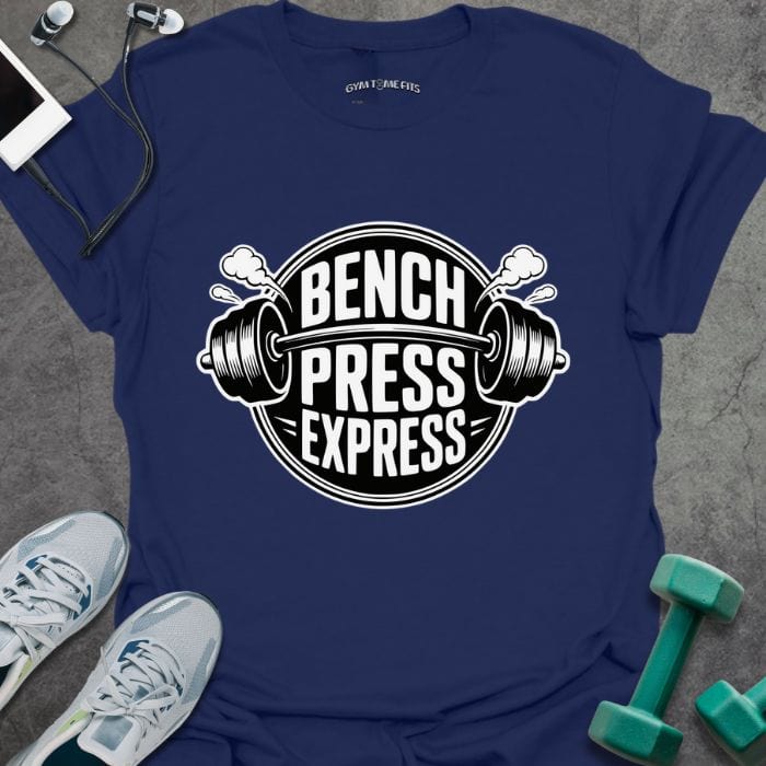 T-Shirt Navy / S Bench Press Express T-Shirt