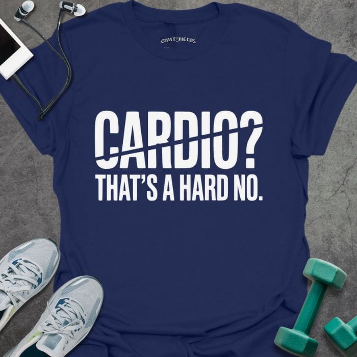 T-Shirt Navy / S Cardio Hard No T-Shirt