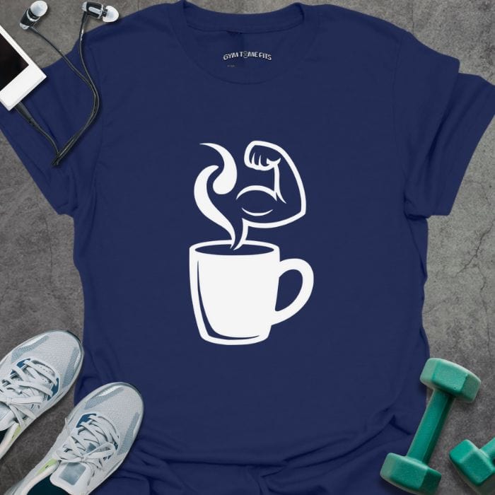 T-Shirt Navy / S Coffee Bicep T-Shirt