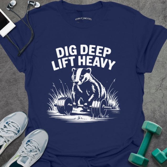 T-Shirt Navy / S Dig Deep T-Shirt