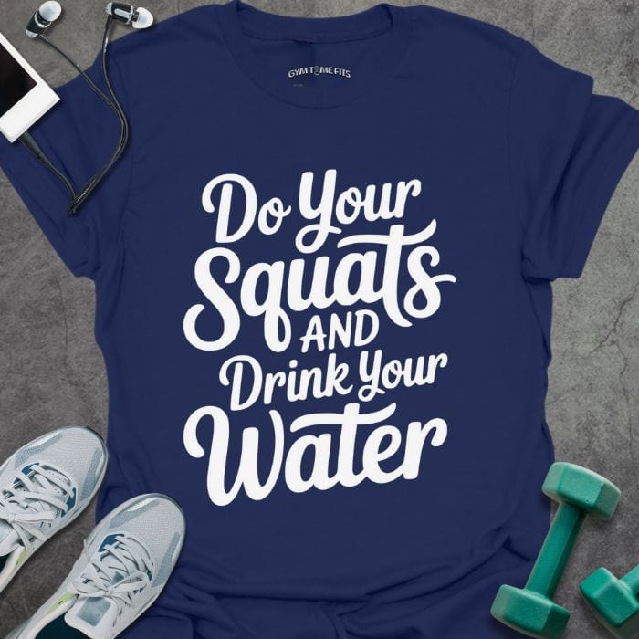 T-Shirt Navy / S Do Your Squats T-Shirt