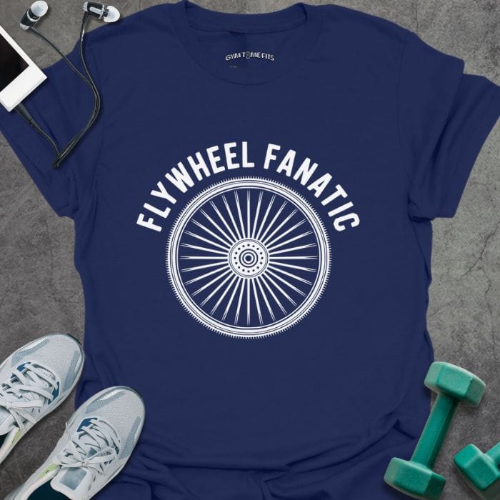 T-Shirt Navy / S Flywheel Fanatic T-Shirt