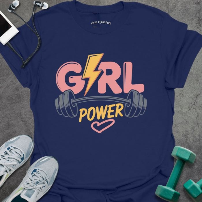 T-Shirt Navy / S Girl Power T-Shirt