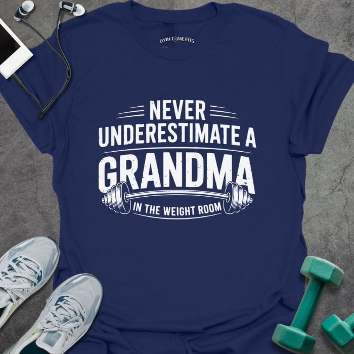 T-Shirt Navy / S Grandma Weight T-Shirt