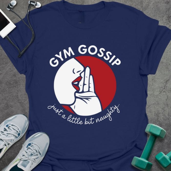 T-Shirt Navy / S Gym Gossip T-Shirt