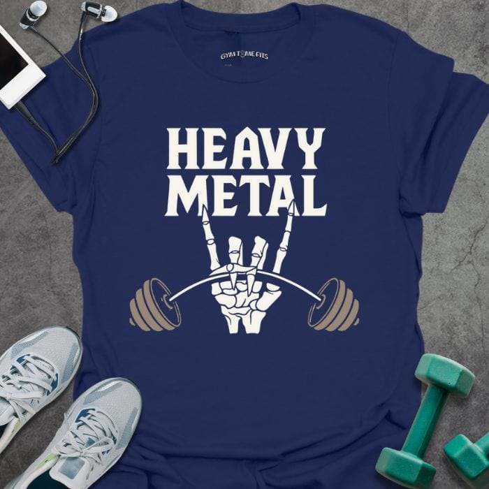 T-Shirt Navy / S Heavy Metal T-Shirt