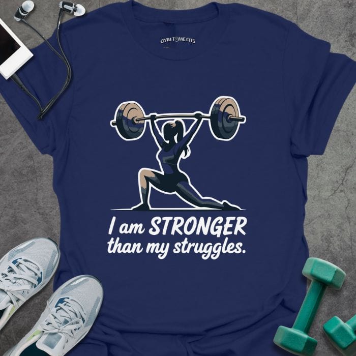 T-Shirt Navy / S I Am Strong T-Shirt