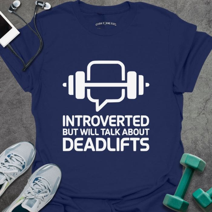 T-Shirt Navy / S Introverted T-Shirt