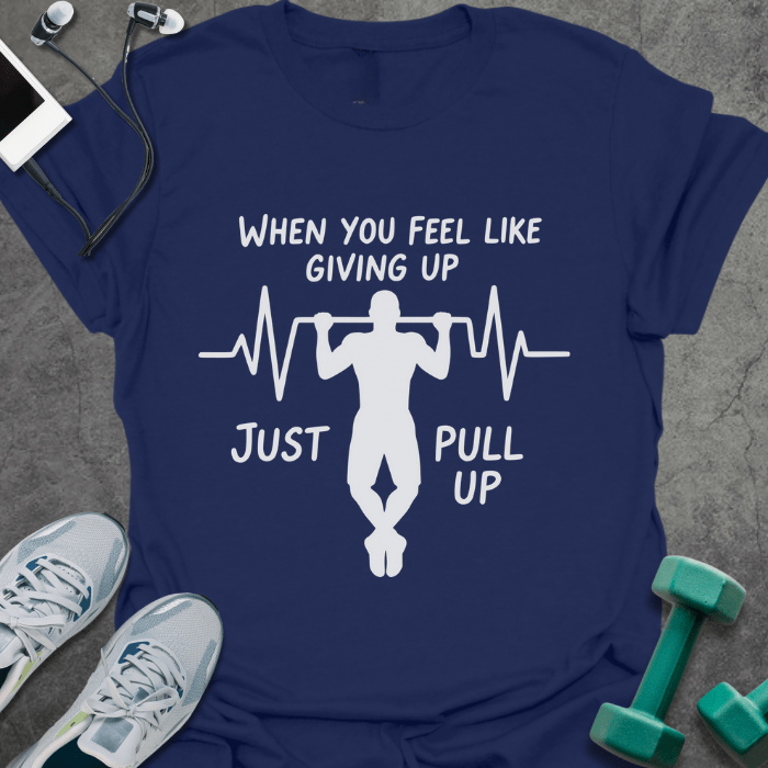 T-Shirt Navy / S Just Pull Up T-Shirt