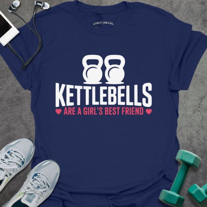 T-Shirt Navy / S Kettlebells T-Shirt
