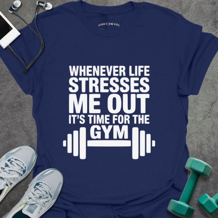 T-Shirt Navy / S Life Stresses T-Shirt