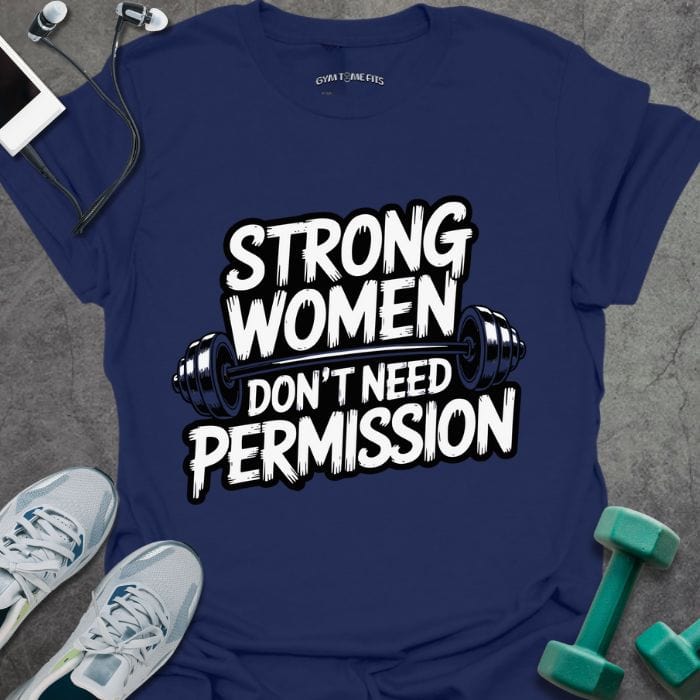 T-Shirt Navy / S No Permission T-Shirt