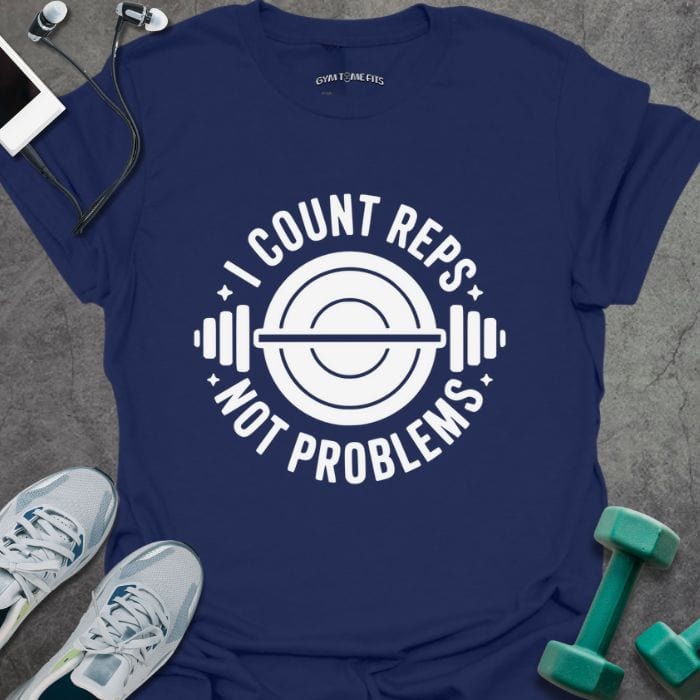 T-Shirt Navy / S Not Problems T-Shirt