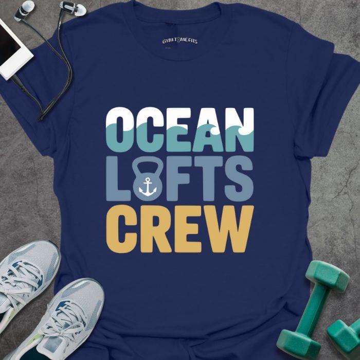 T-Shirt Navy / S Ocean Lift Crew T-Shirt