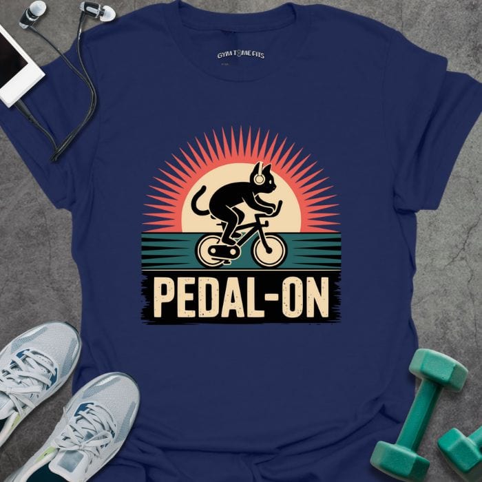 T-Shirt Navy / S Pedal On T-Shirt