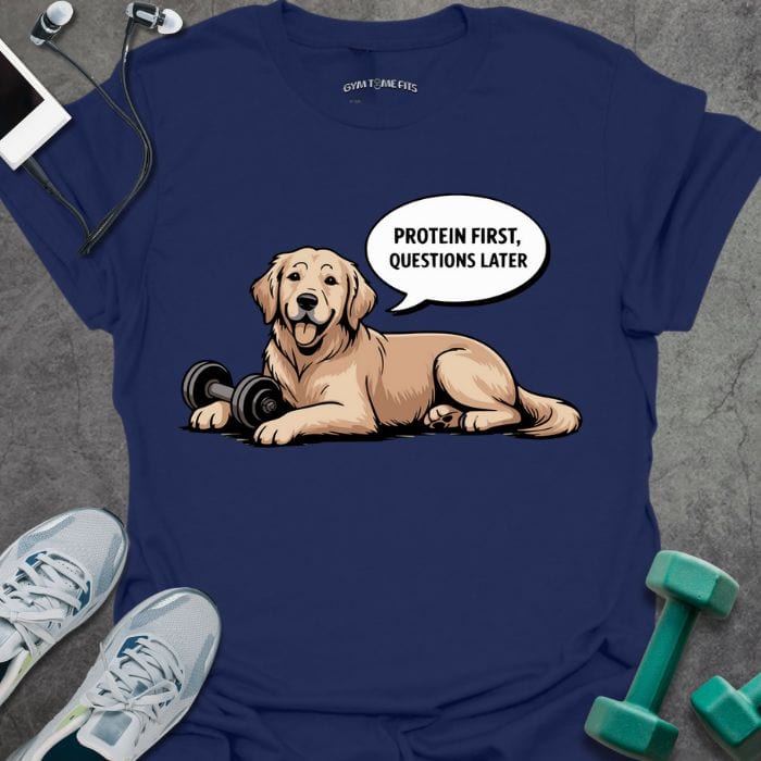 T-Shirt Navy / S Protein First T-Shirt