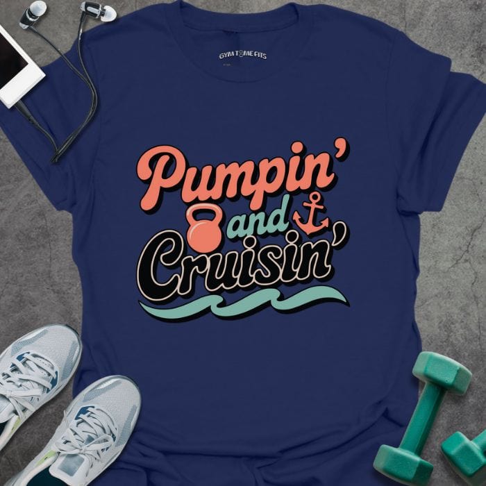 T-Shirt Navy / S Pumpin T-Shirt