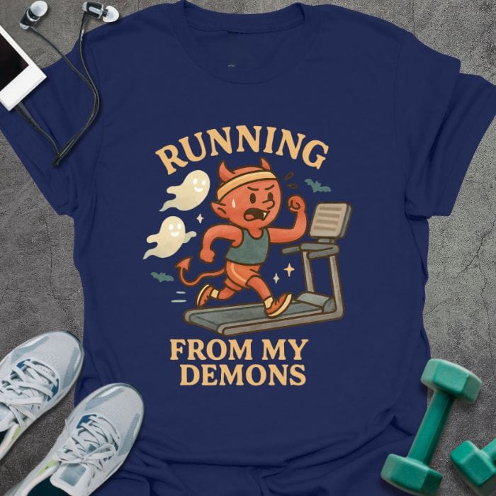 T-Shirt Navy / S Running Demon T-Shirt
