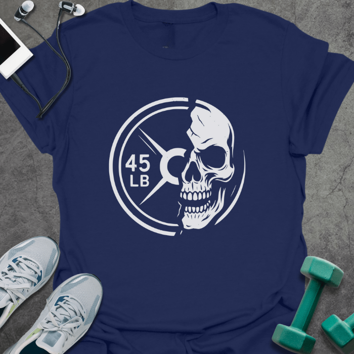 T-Shirt Navy / S Skull Plate T-Shirt