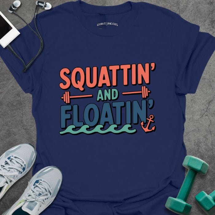 T-Shirt Navy / S Squattin T-Shirt