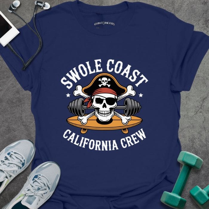 T-Shirt Navy / S Swole Coast T-Shirt