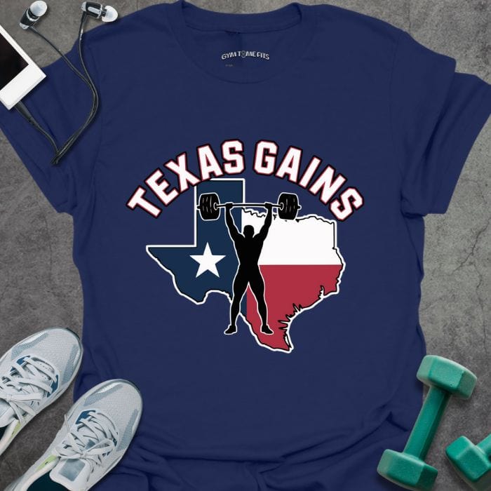 T-Shirt Navy / S Texas Gains T-Shirt