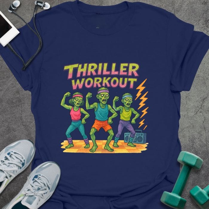 T-Shirt Navy / S Thriller Workout T-Shirt