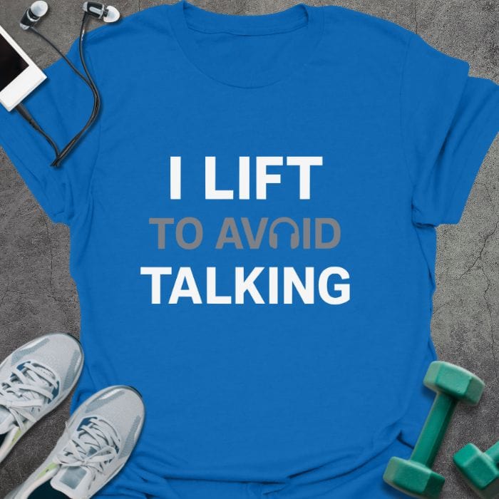 T-Shirt Royal / S Avoid Talking T-Shirt