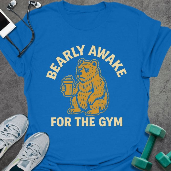 T-Shirt Royal / S Bearly Awake T-Shirt