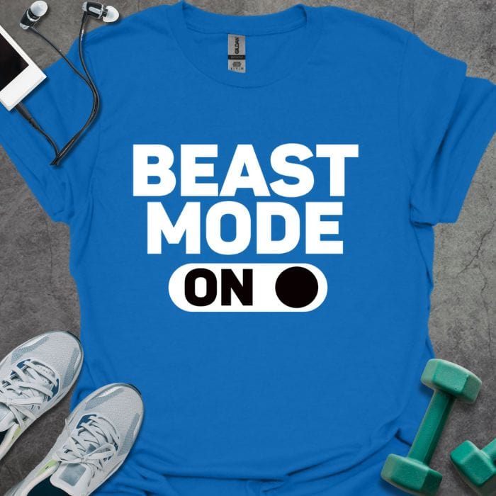 T-Shirt Royal / S Beast Mode On T-Shirt
