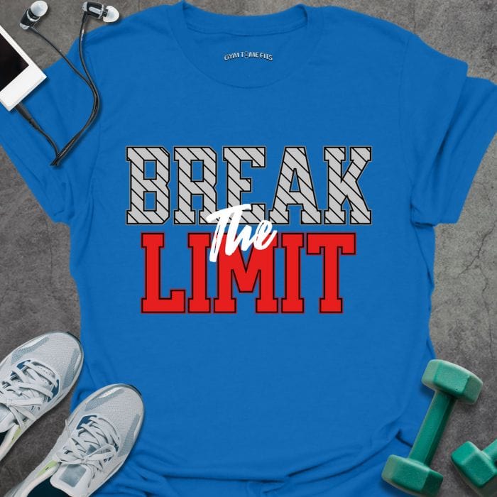T-Shirt Royal / S Break The Limit T-Shirt