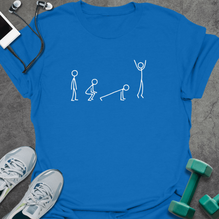 T-Shirt Royal / S Burpee Movement T-Shirt