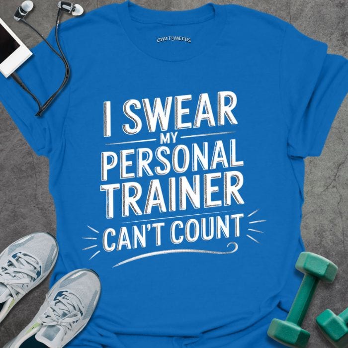 T-Shirt Royal / S Can't Count Chalk T-Shirt