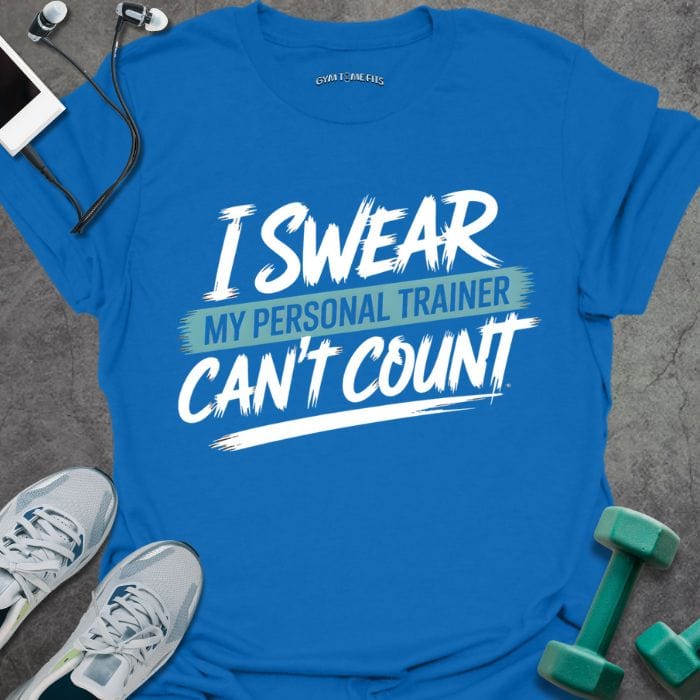 T-Shirt Royal / S Can't Count Graffiti T-Shirt