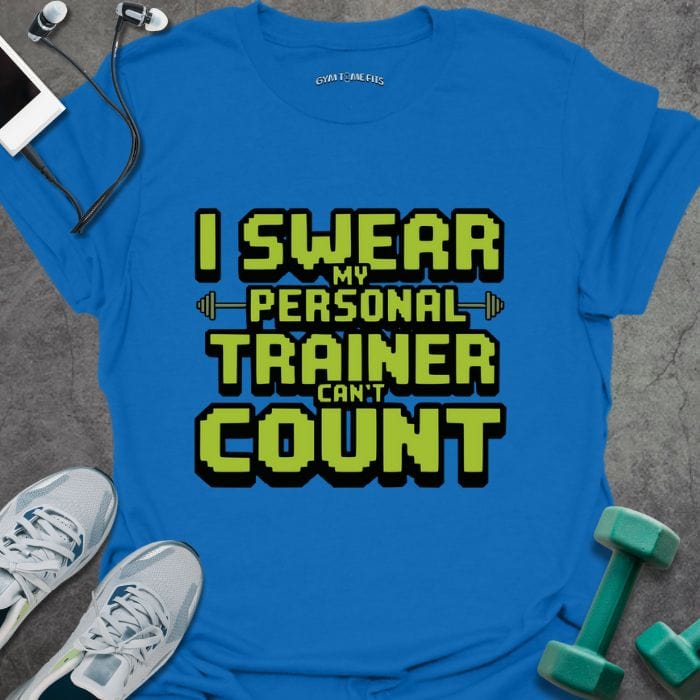 T-Shirt Royal / S Can't Count Pixel T-Shirt