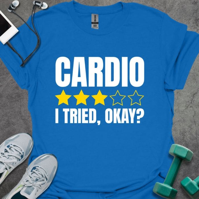 T-Shirt Royal / S Cardio Review T-Shirt