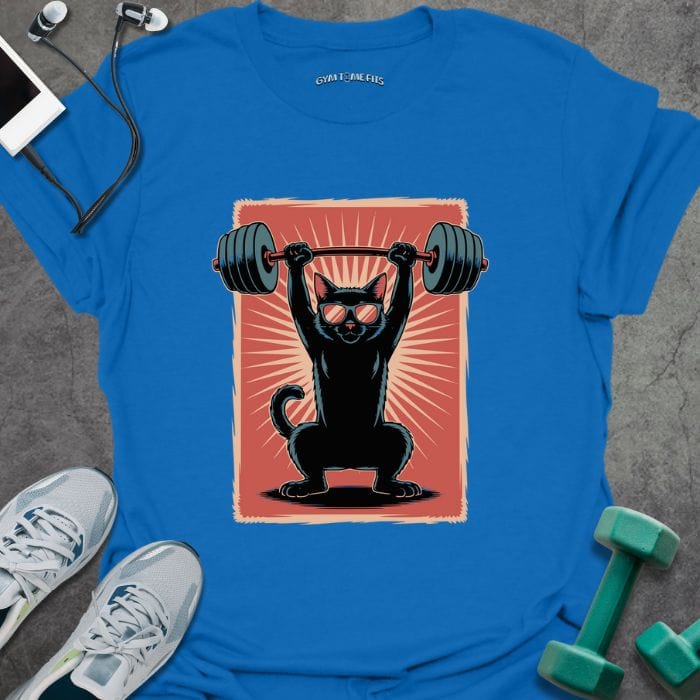 T-Shirt Royal / S Cat Lift T-Shirt