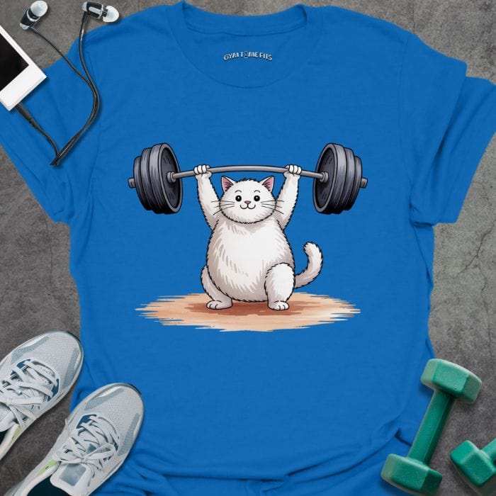 T-Shirt Royal / S Chonk Cat Lift T-Shirt