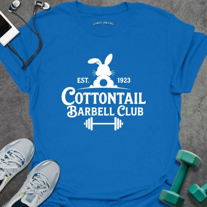 T-Shirt Royal / S Cotton Tail Retro T-Shirt