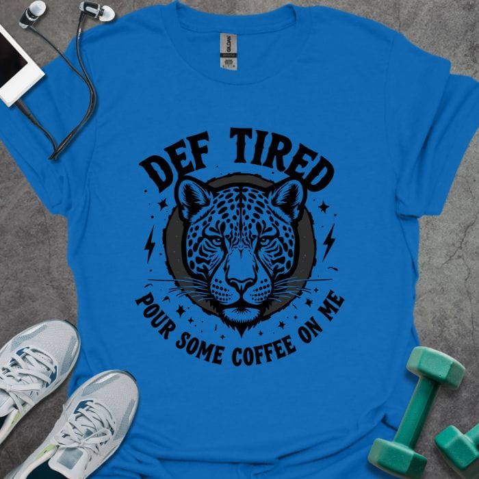 T-Shirt Royal / S Def Tired T-Shirt