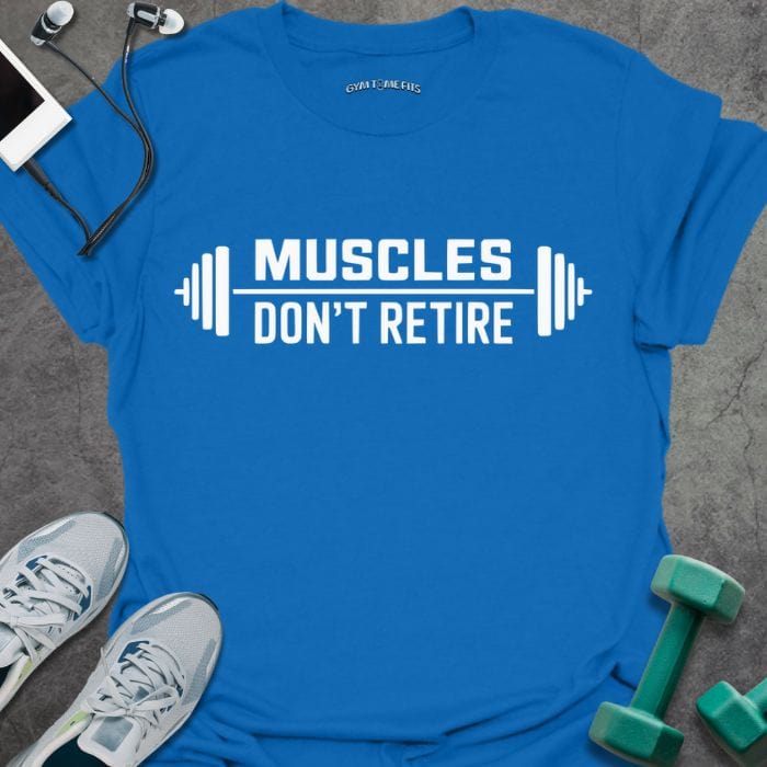 T-Shirt Royal / S Don't Retire T-Shirt