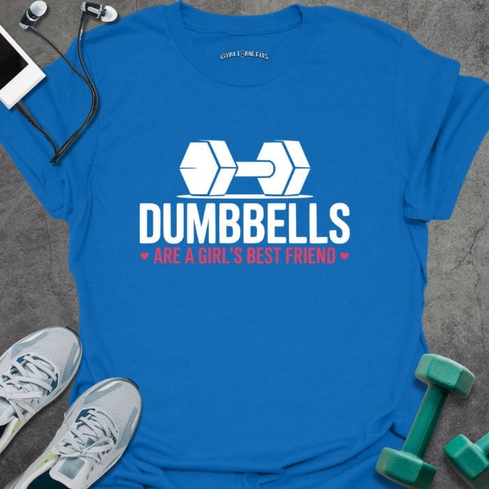 T-Shirt Royal / S Dumbbells T-Shirt