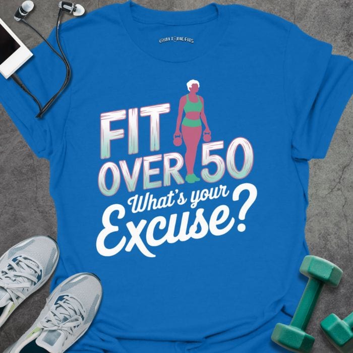 T-Shirt Royal / S Fit Over 50 T-Shirt