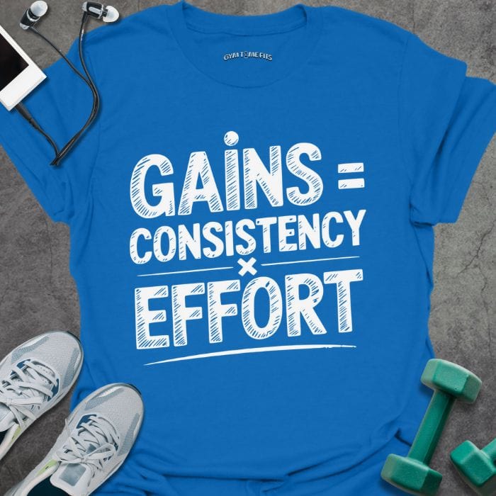 T-Shirt Royal / S Gains Equal T-Shirt