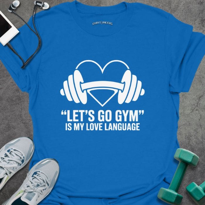 T-Shirt Royal / S Go Gym T-Shirt