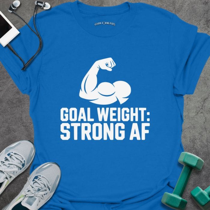 T-Shirt Royal / S Goal Weight T-Shirt